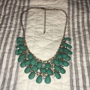 Turquoise waterfall necklace